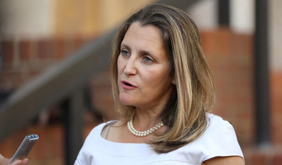 Candian Foreign Minister Chrystia Freeland